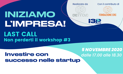 “Iniziamo l’impresa!” – #3 Investire con successo nelle startup