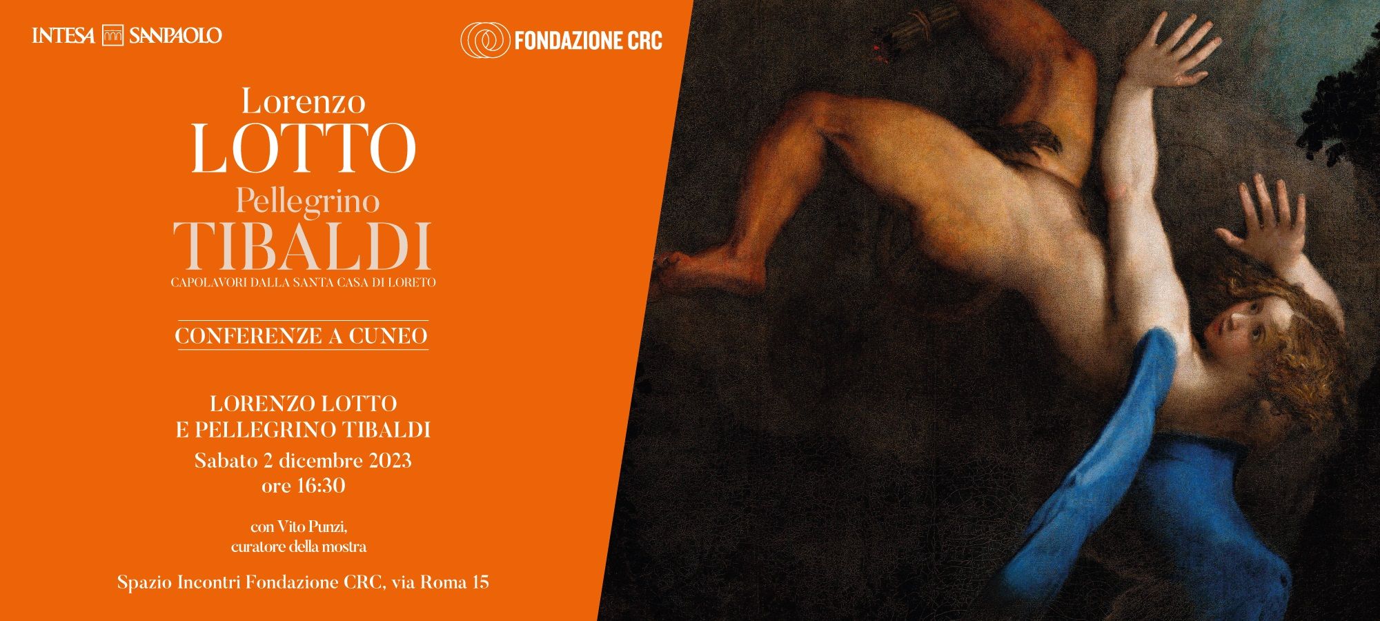 Lorenzo Lotto e Pellegrino Tibaldi: conferenza con Vito Punzi