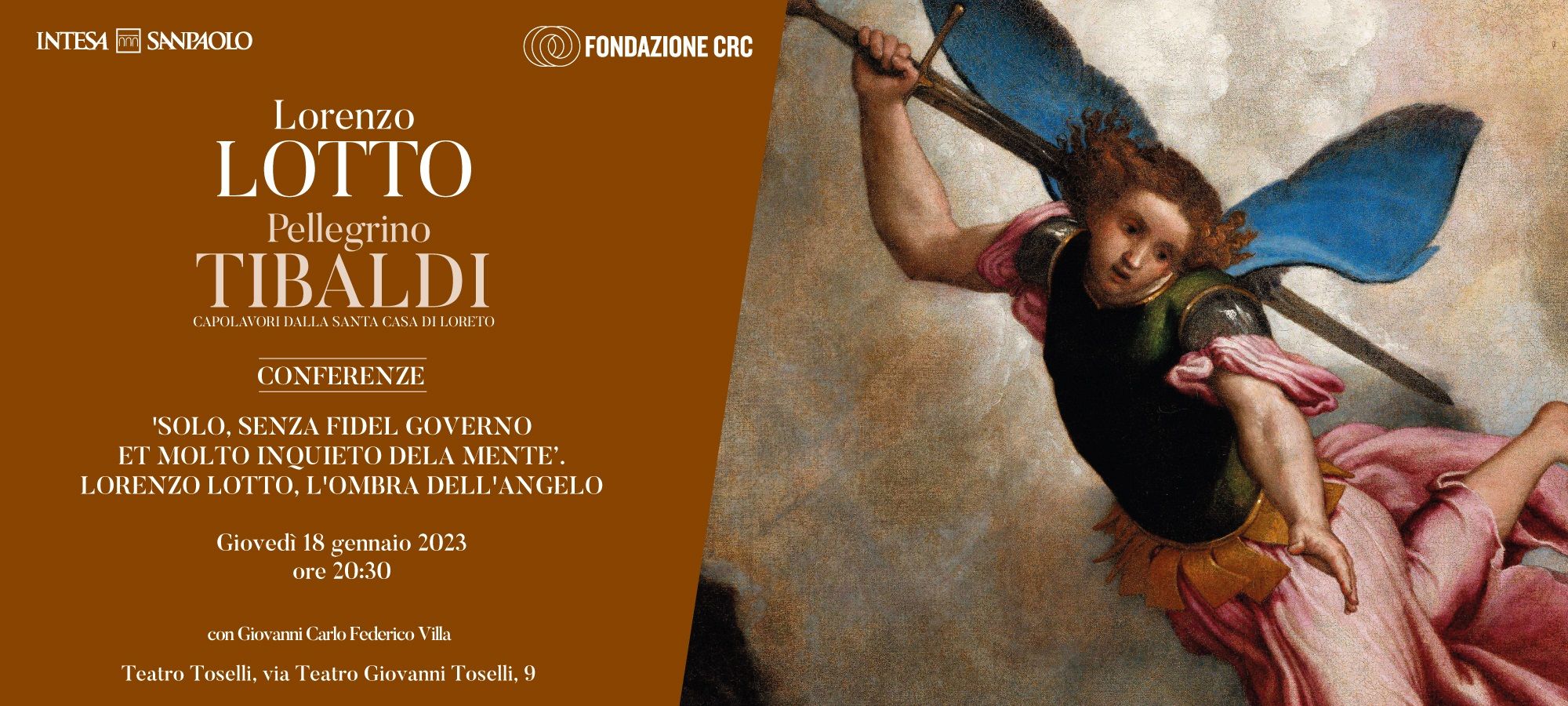 A teatro con Giovanni Villa alla scoperta della vita di Lorenzo Lotto