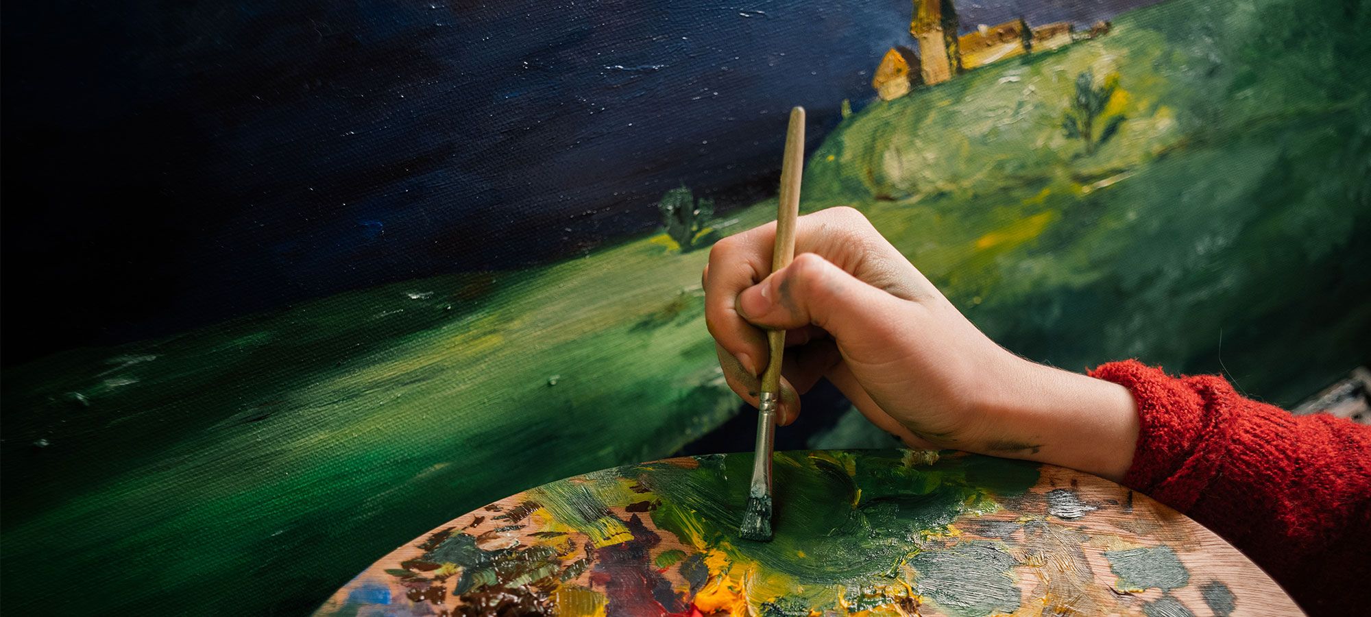 Del navegar pittoresco: workshop per adulti di pittura a olio