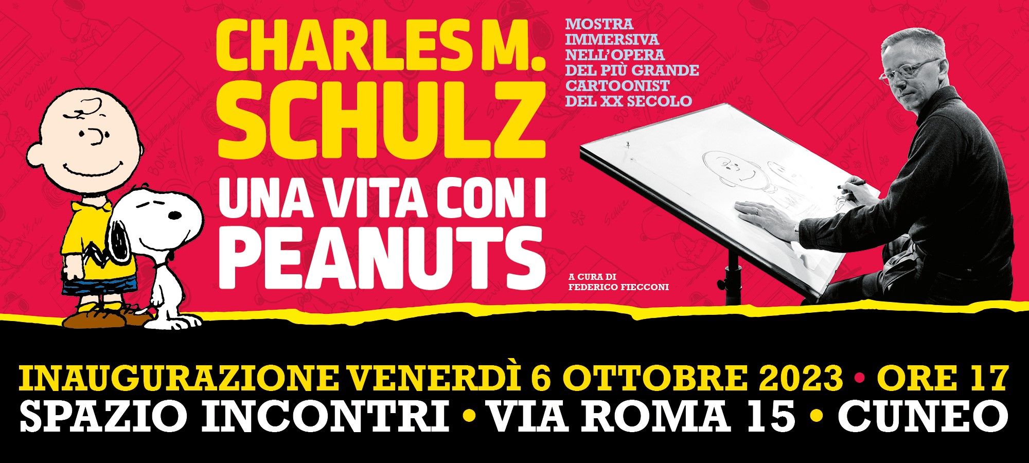 Inaugurazione della mostra: “Charles M. Schulz, una vita con i Peanuts”
