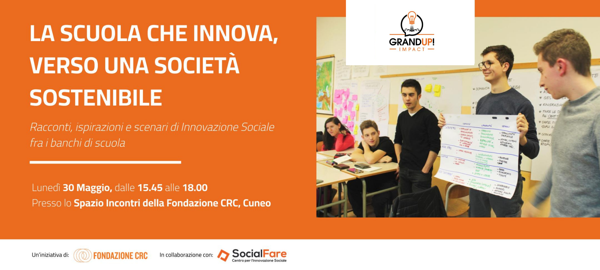 GrandUP! IMPACT: La scuola che innova, verso una società sostenibile