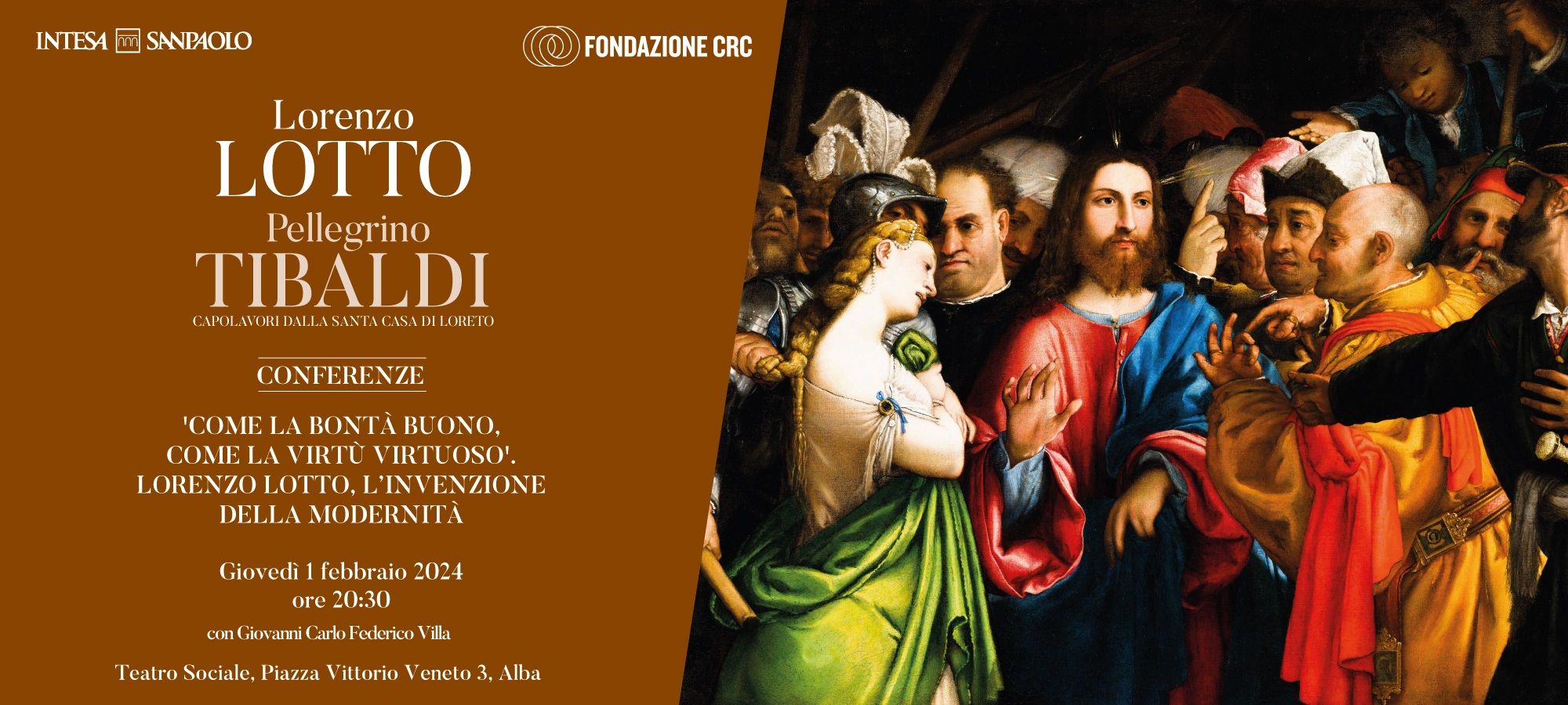 A teatro con Lorenzo Lotto alla scoperta dell’invenzione della modernità