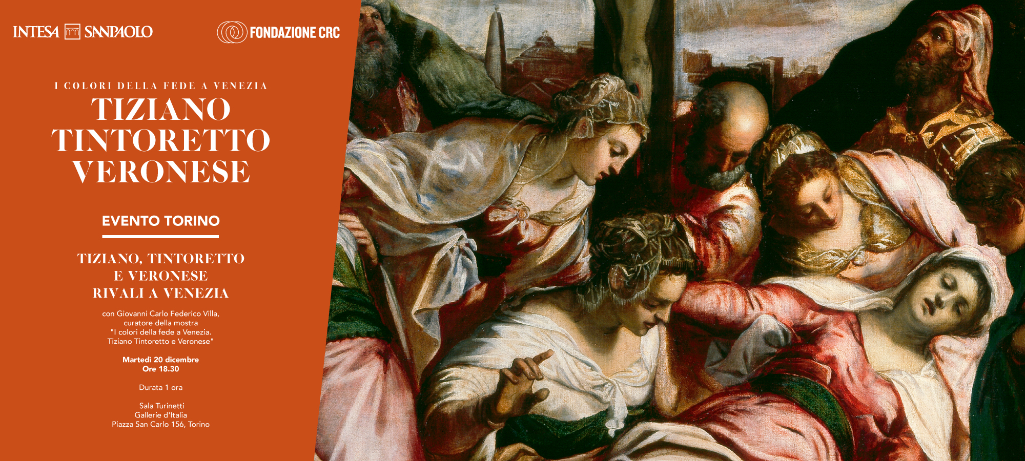 Tiziano, Tintoretto, Veronese rivali a Venezia dialogo con il curatore Giovanni Carlo Federico Villa a Torino