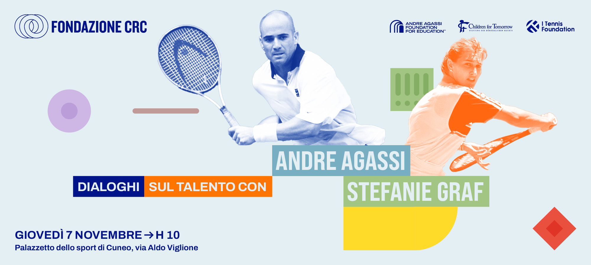 Dialoghi sul talento con Andre Agassi e Stefanie Graf