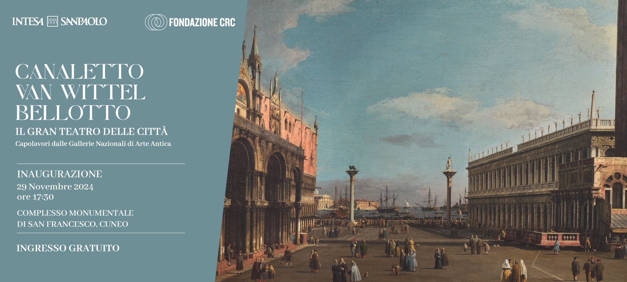 Inaugurazione mostra “Canaletto, Van Wittel, Bellotto Il Gran Teatro delle città”