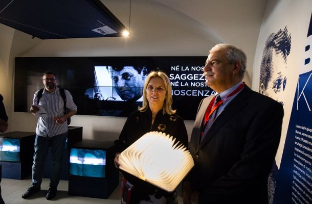 Kerry Kennedy e inaugurazione mostra Bob Kennedy The Dream a Cuneo