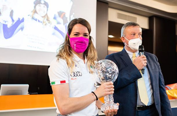 Marta Bassino premiata in Fondazione CRC