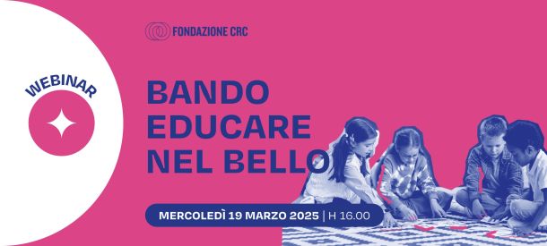 Webinar di presentazione del bando Educare nel bello