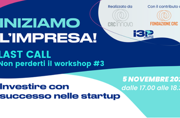 “Iniziamo l’impresa!” – #3 Investire con successo nelle startup